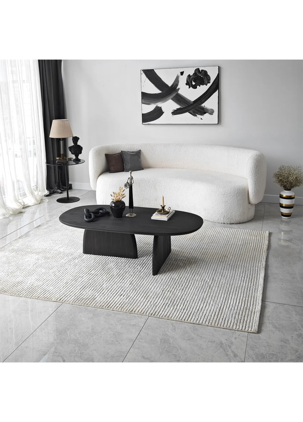 Neostill Miami Black Solid Coffee Table - Image 6
