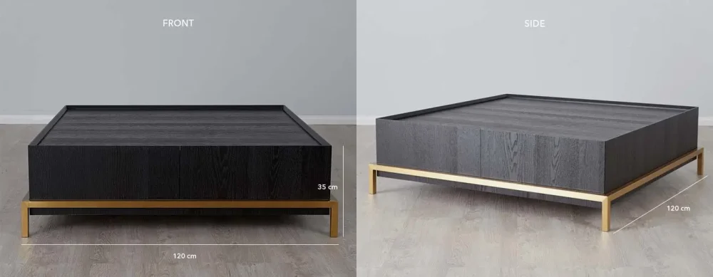 Noah Black Coffee Table - Image 5