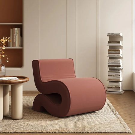 Nordic S-shaped Single Chair