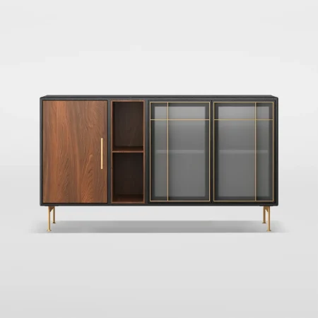 Norway Modern Sideboard Buffet 3 Door Cabinet