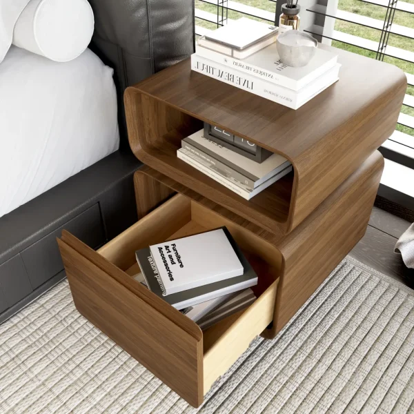 Nova Sleek Nightstand - Image 8