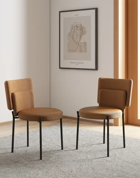 Orange Single Dining Chair