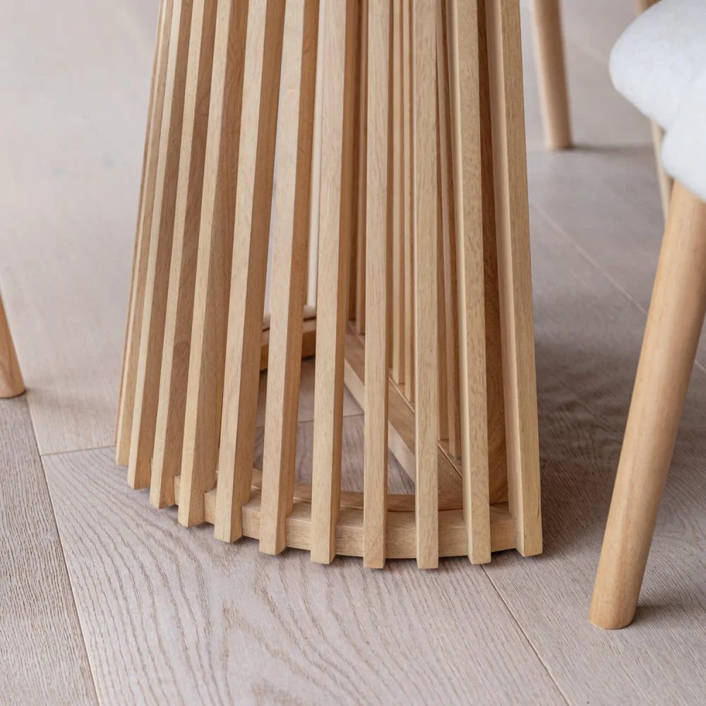 Willow Pale Oak Oval Dining Table - Image 4