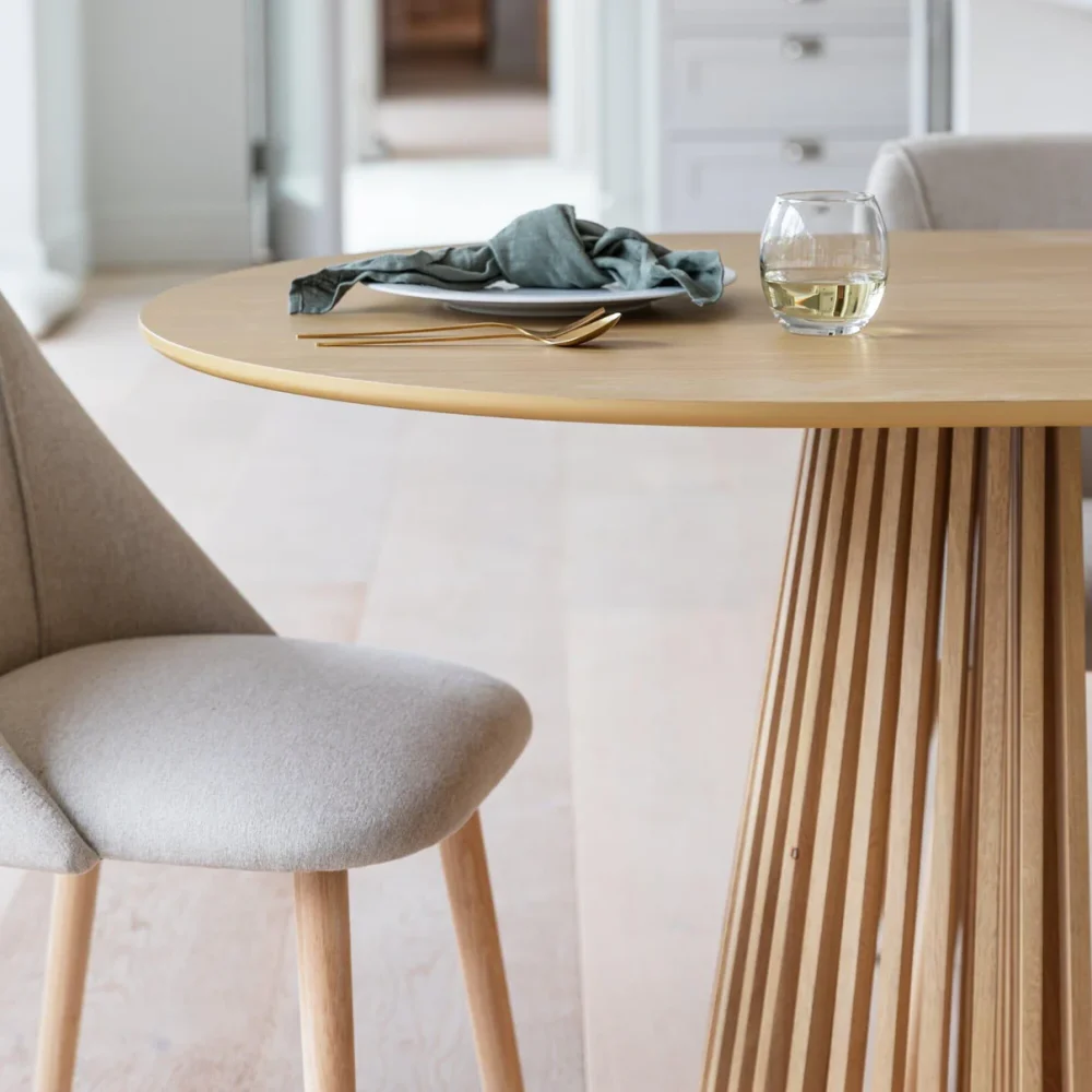 Willow Pale Oak Oval Dining Table - Image 5