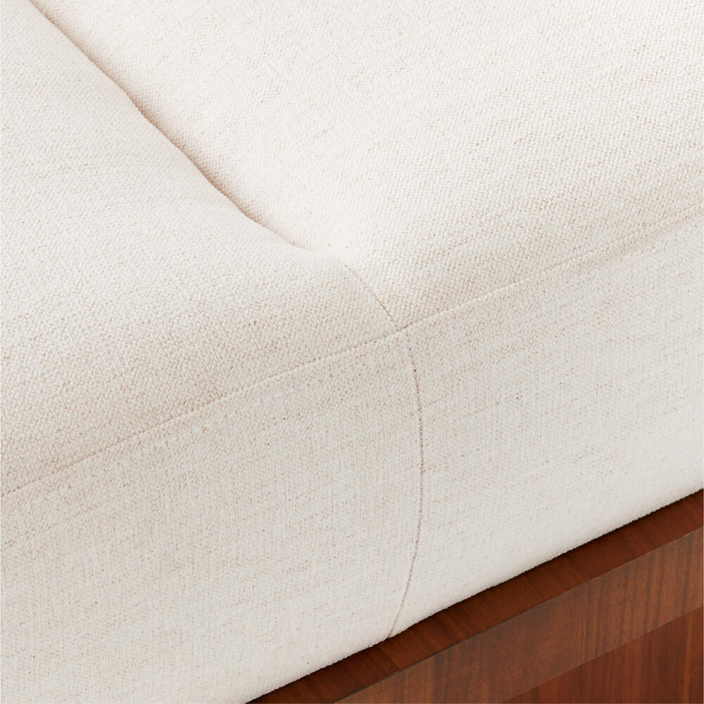 Serafin Snow Upholstered Chaise loungue - Image 4