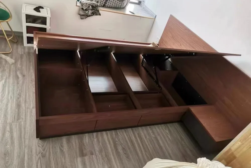Trio Wooden Storage Bed - Image 6