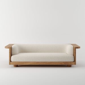 Nervaller Wood Sofa