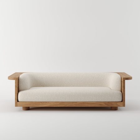 Nervaller Wood Sofa
