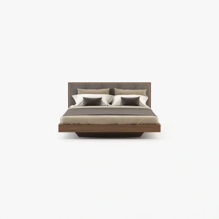 Mumbai Bed - Walnut matte