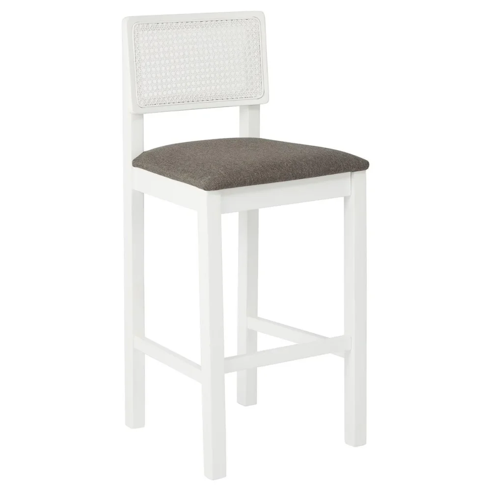 White Cane Barstool - Image 5