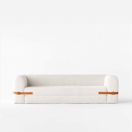 Alexa White Sleeper Sofa