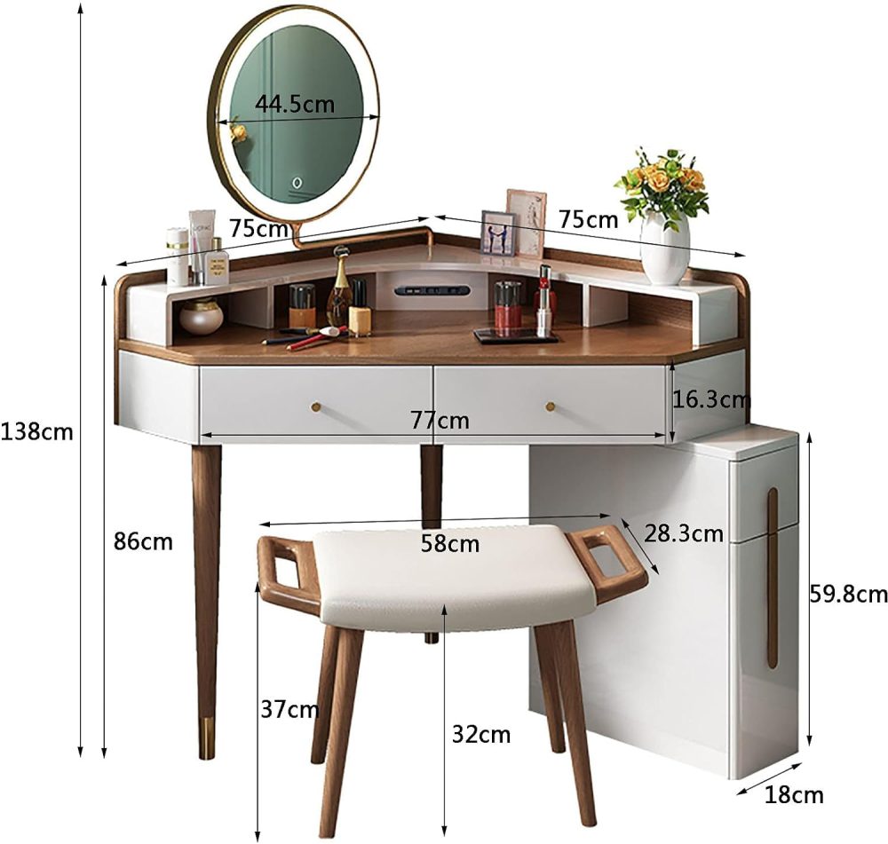 Abruzzo Morden Makeup Vanity - Image 11