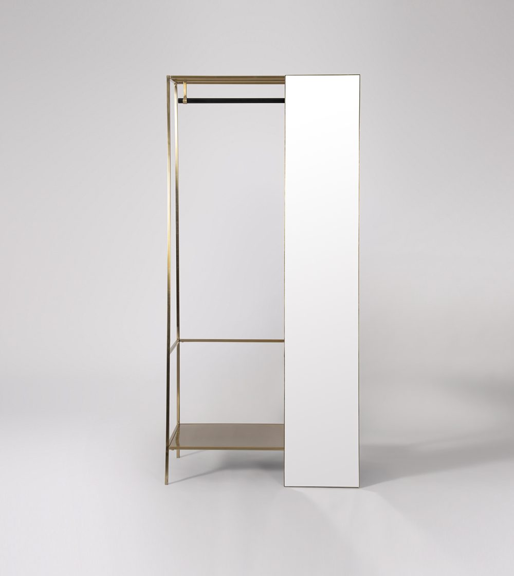 Augsberg Wardrobe Brass & Black - Image 3