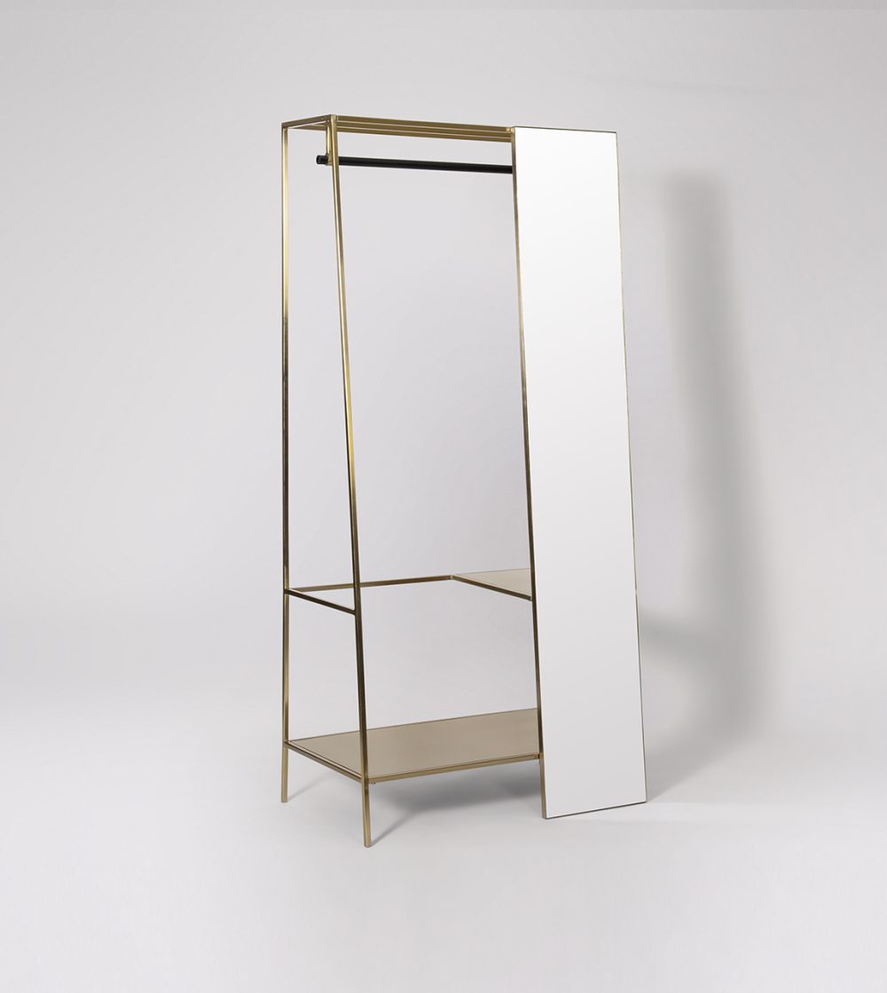Augsberg Wardrobe Brass & Black - Image 2