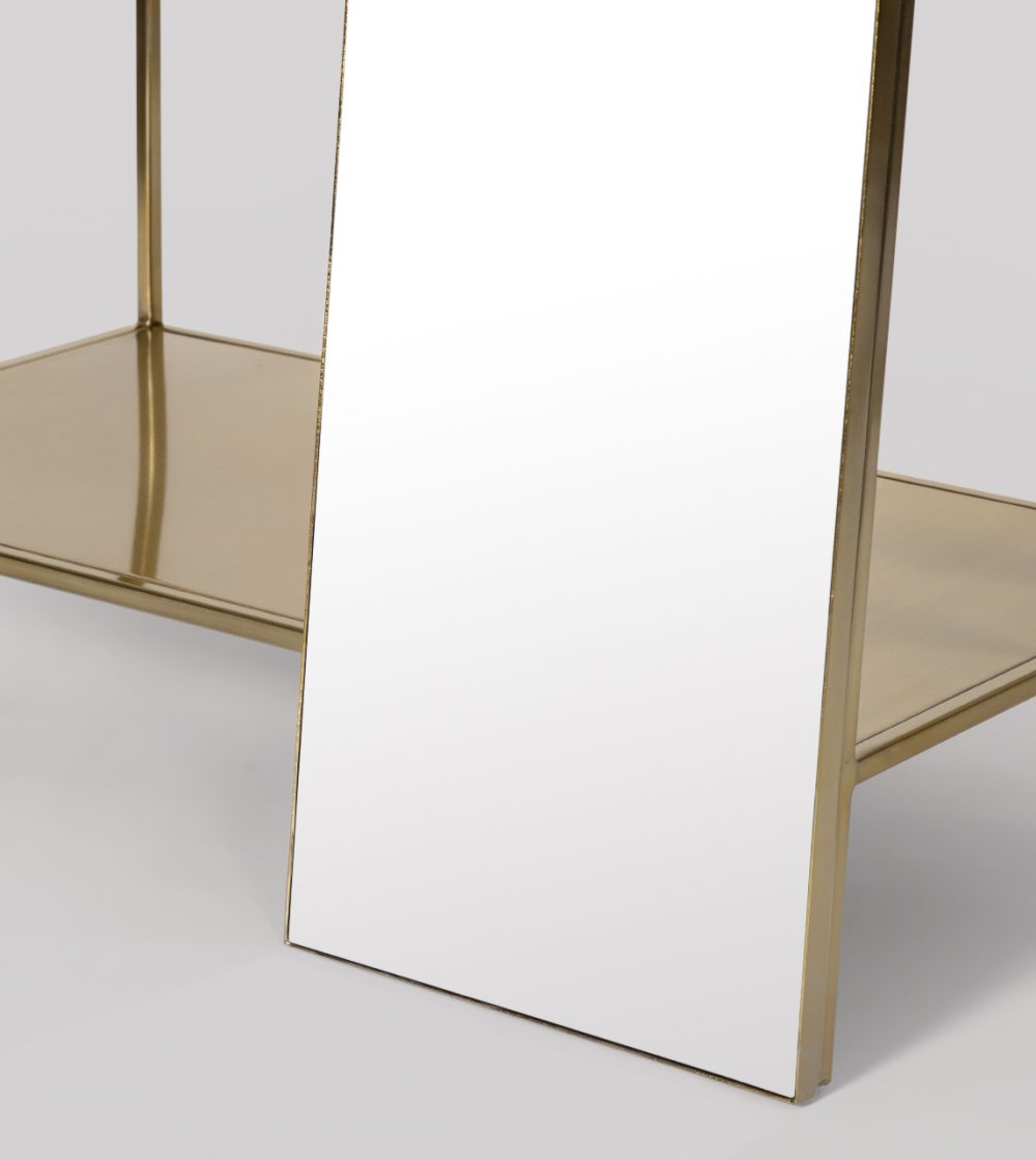 Augsberg Wardrobe Brass & Black - Image 4