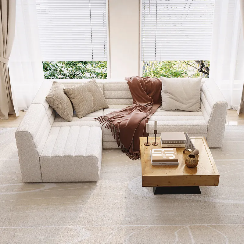 Avani L-Shaped Modern Sectional Sofa - Image 9