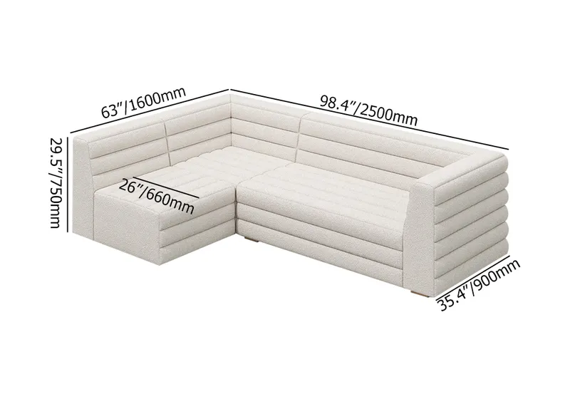 Avani L-Shaped Modern Sectional Sofa - Image 11