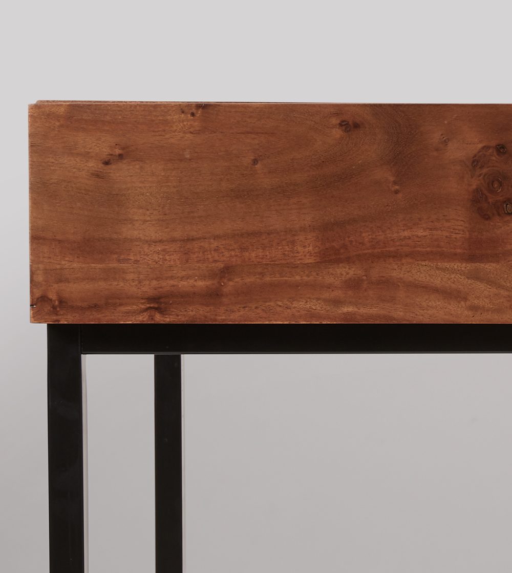 Brody Matt Black Wooden Desk - Image 4
