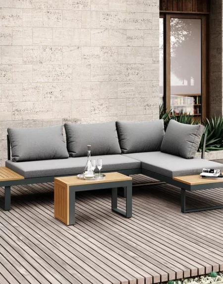 This sectional sofa set with fresh