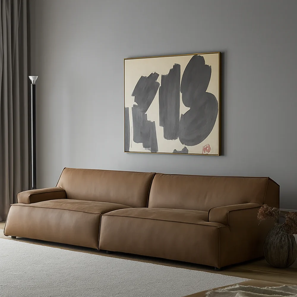 Deeca Modern Artificial Leather Sofa - Image 2