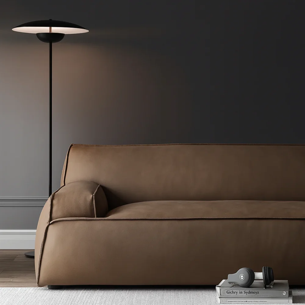 Deeca Modern Artificial Leather Sofa - Image 3