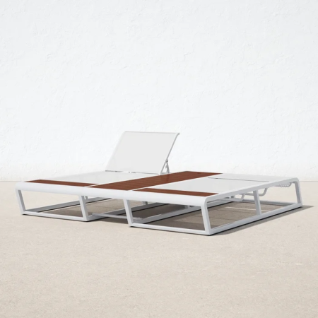 Fifa Metal Double Outdoor Chaise