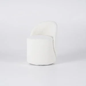 Gireesh Boucle Swivel Vanity Stool