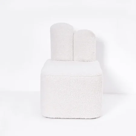 Ivan Rabbit Beige Modern Accent Chair