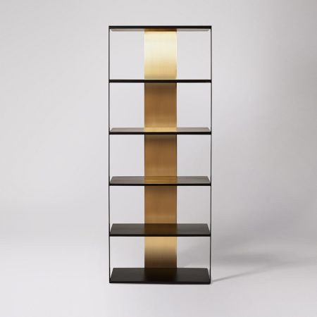 Loretta Shelving, Black & Brass