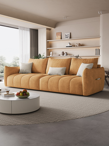 Cream & Grey Velvet Sectional Sofa - Image 10