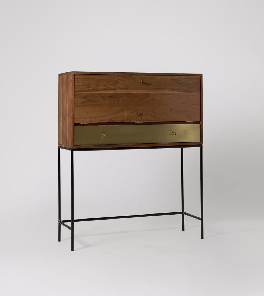 Sheringham Bureau Matt Black - Image 2