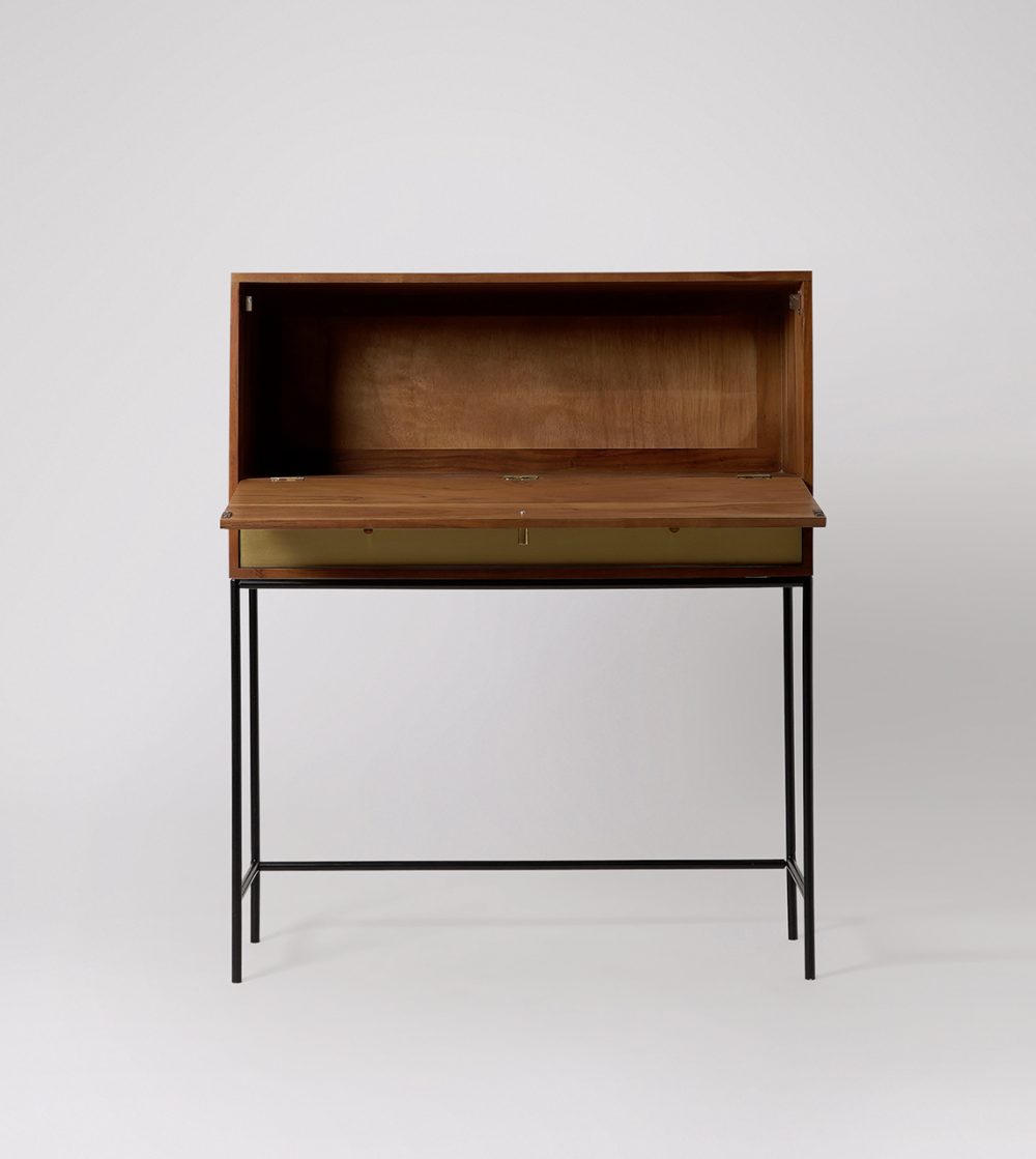 Sheringham Bureau Matt Black - Image 5