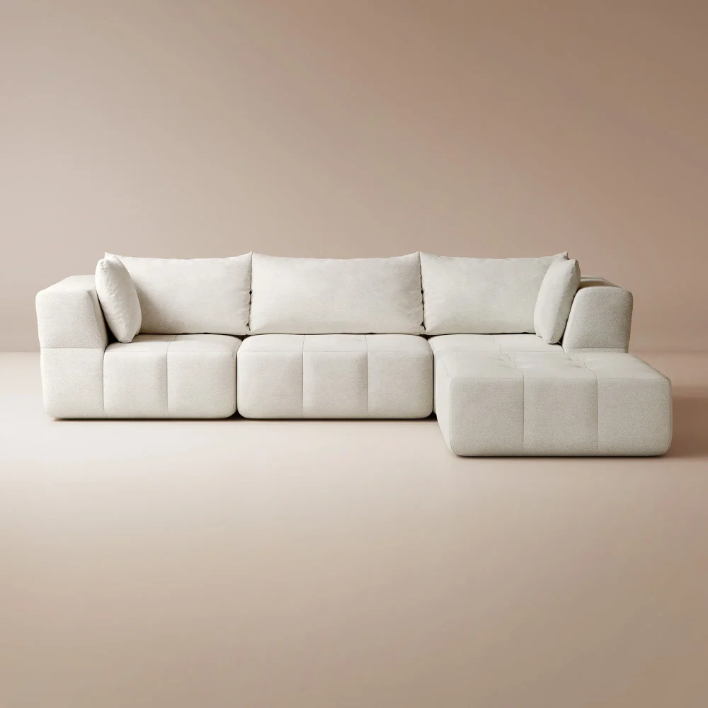 Skarn Plush Velvet Modular Sofa - Image 3