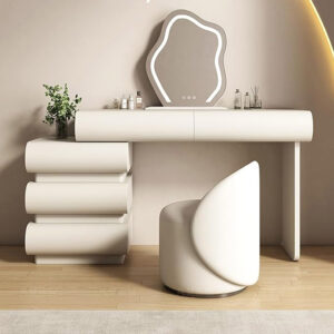 Elijah Luxury Makeup Vanity Table Set