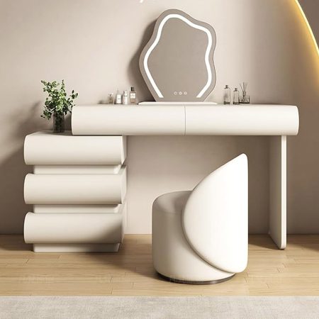 Elijah Luxury Makeup Vanity Table Set