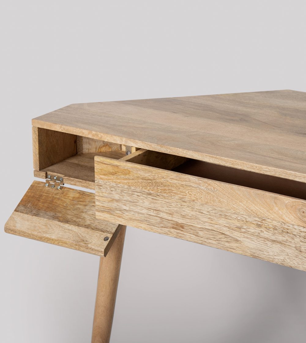 Watts Corner Wooden Desk - Image 5