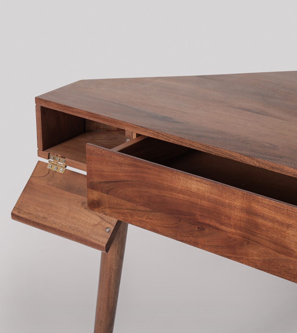 Watts Corner Wooden Desk - Image 4
