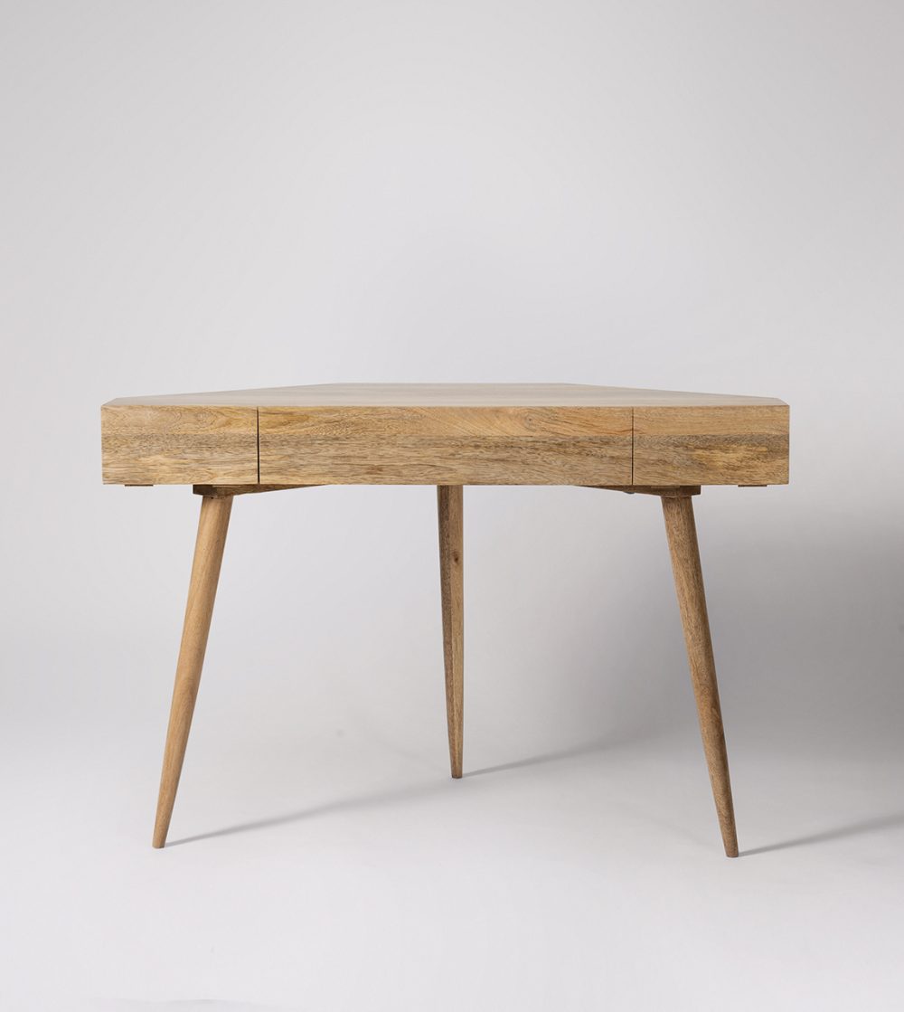 Watts Corner Wooden Desk - Image 3