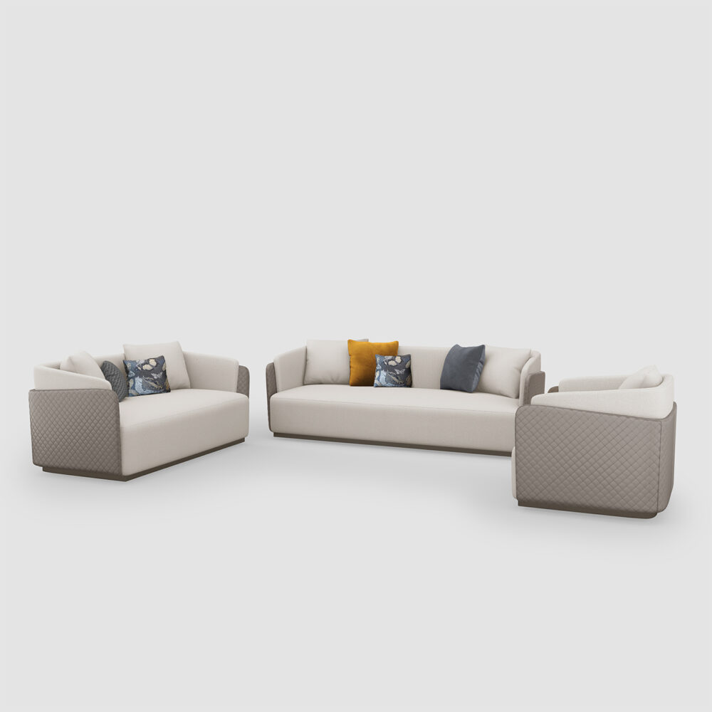 Zeenat Sofa 4+2+1 Set - Image 2