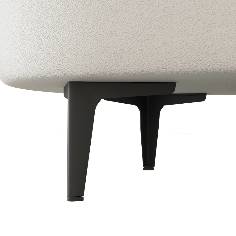 Vienna White Ottoman Bench with Storage - Image 7