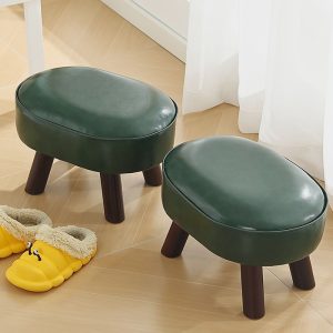 Green silo pouf
