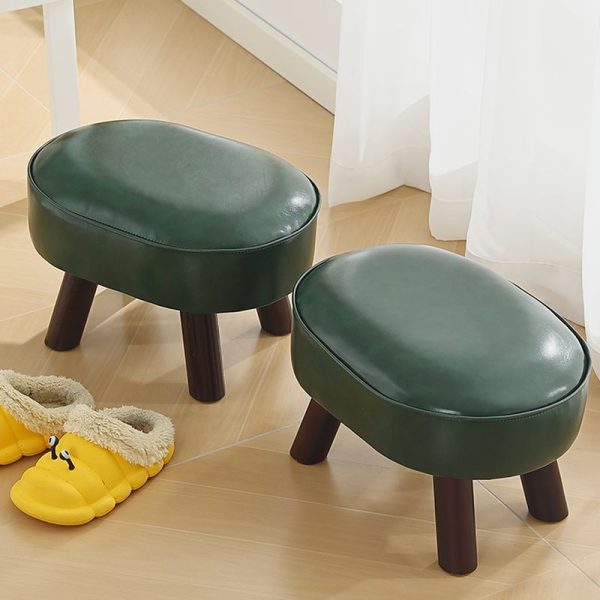 Green silo pouf