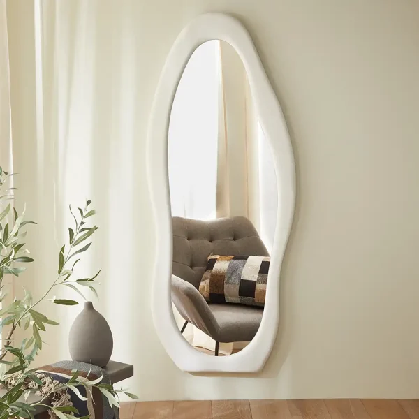 Tiffy Full Length Mirror - White