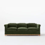 Hala Green Velvet Sofa