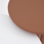 Camel 2-Piece Round Wood Coffee Table Set - Image 3