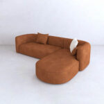 Mellow Velvet Chaise Sectional Sofa - Image 5