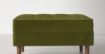 Velvet Tufted Cocktail Ottoman - Image 12