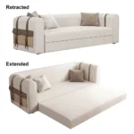 Karmel Boucle Side Storage Sofa Bed - Image 14