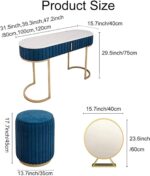 Abbiadori Marble Makeup Vanities - Image 9