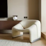 Alice Chase Boucle Armchair - Image 4